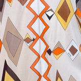 Pucci 1960's Mini Orange Geometric Print Jersey Mini Nightgown/Dress, bottom