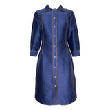 Gianni Versace Couture S/S 2000 Denim-Inspired Shirt Dress