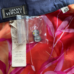 Gianni Versace Couture S/S 2000 Denim-Inspired Shirt Dress, label