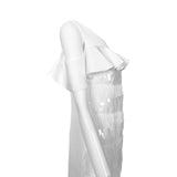 Dolce & Gabbana White Sequin Fringed Mini Dress, side 2