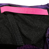 Emmanuel Unagro S/S 2005 Purple Rhinestone Lace-Up Gown, label