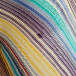 Missoni S/S 1997 Striped Fringed 3 Piece Knit Rayon Ensemble, professional woven 3