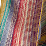 Missoni S/S 1997 Striped Fringed 3 Piece Knit Rayon Ensemble, professional woven