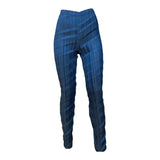 Issey Miyake Y2K Blue Pleated Top and Pant Set, pants