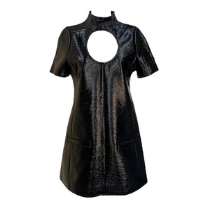 courreges fall 2021 mini dress A-line Holistic Vinyl Dress - Black - 42