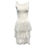 Patrick Kelly S/S 1986 White Lace and Cotton Tank Dress - The Way We Wore