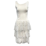 Patrick Kelly S/S 1986 White Lace and Cotton Tank Dress - The Way We Wore