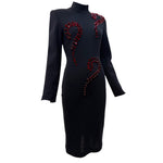 RARE Patrick Kelly 1980s Question Mark Dress, front side