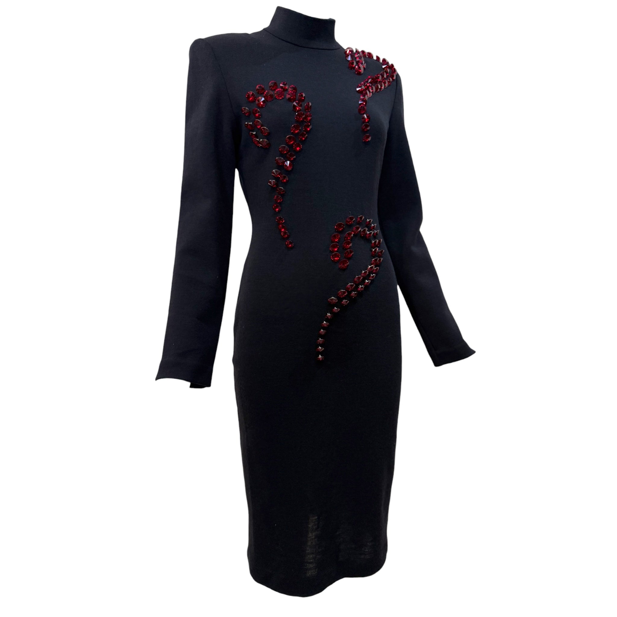 RARE Patrick Kelly 1980s Question Mark Dress, front side