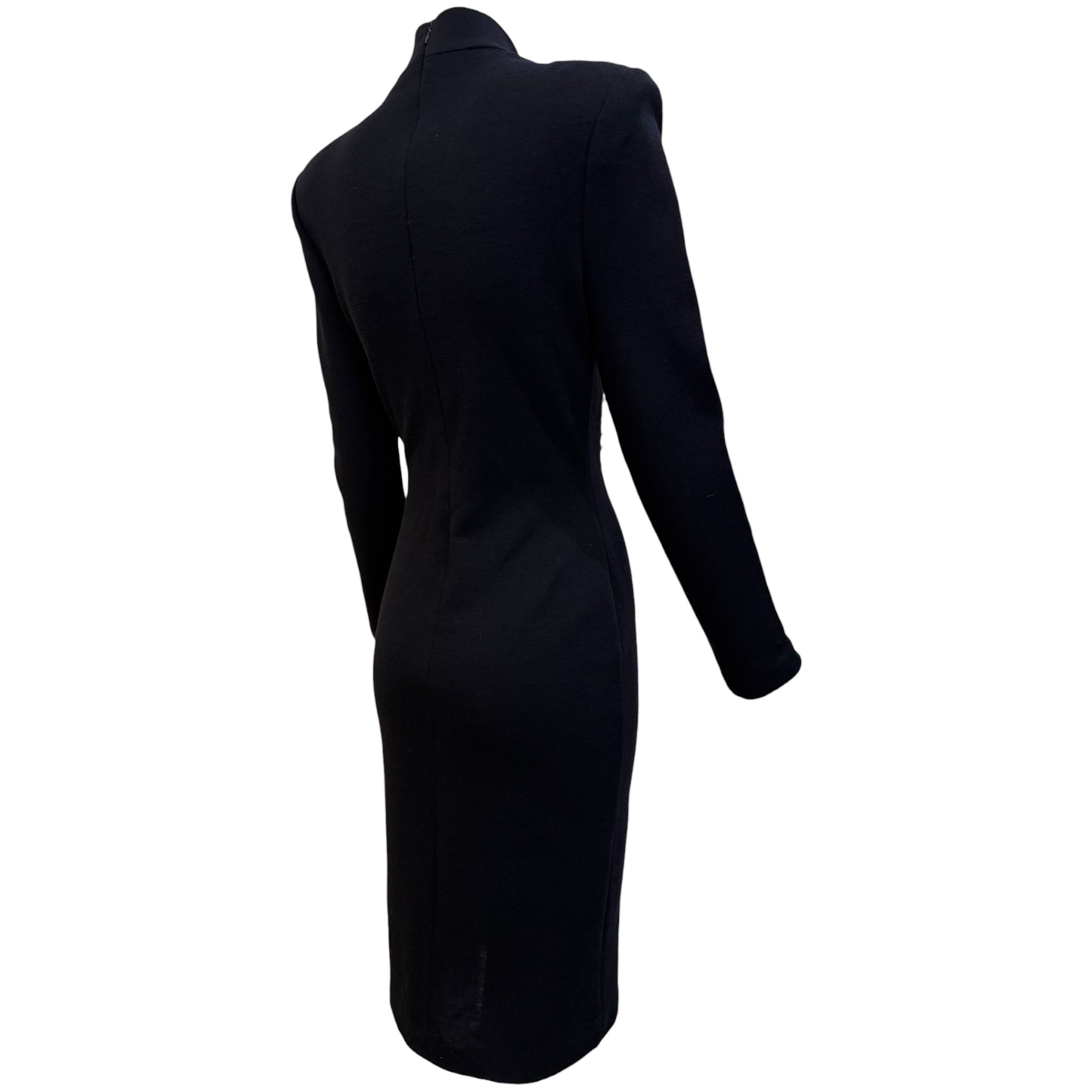 RARE Patrick Kelly 1980s Question Mark Dress, back side