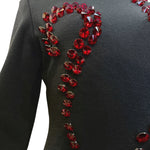 RARE Patrick Kelly 1980s Question Mark Dress, detail