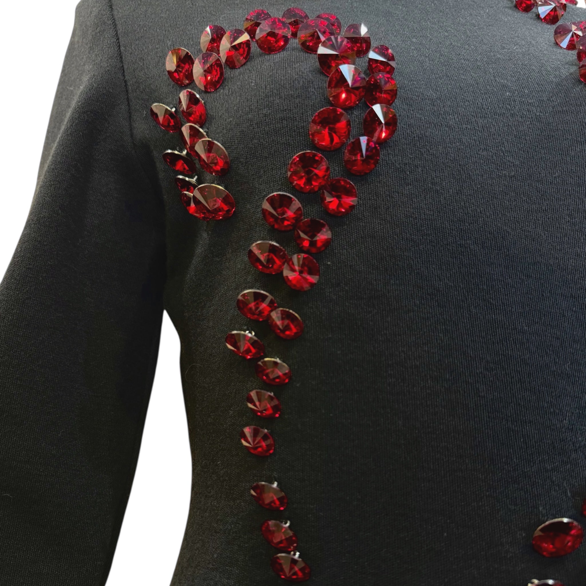 RARE Patrick Kelly 1980s Question Mark Dress, detail