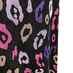 Cavalli Striped and Animal Knit Lurex Maxi Dress detail