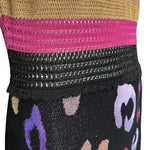 Cavalli Striped and Animal Knit Lurex Maxi Dress, detail 2