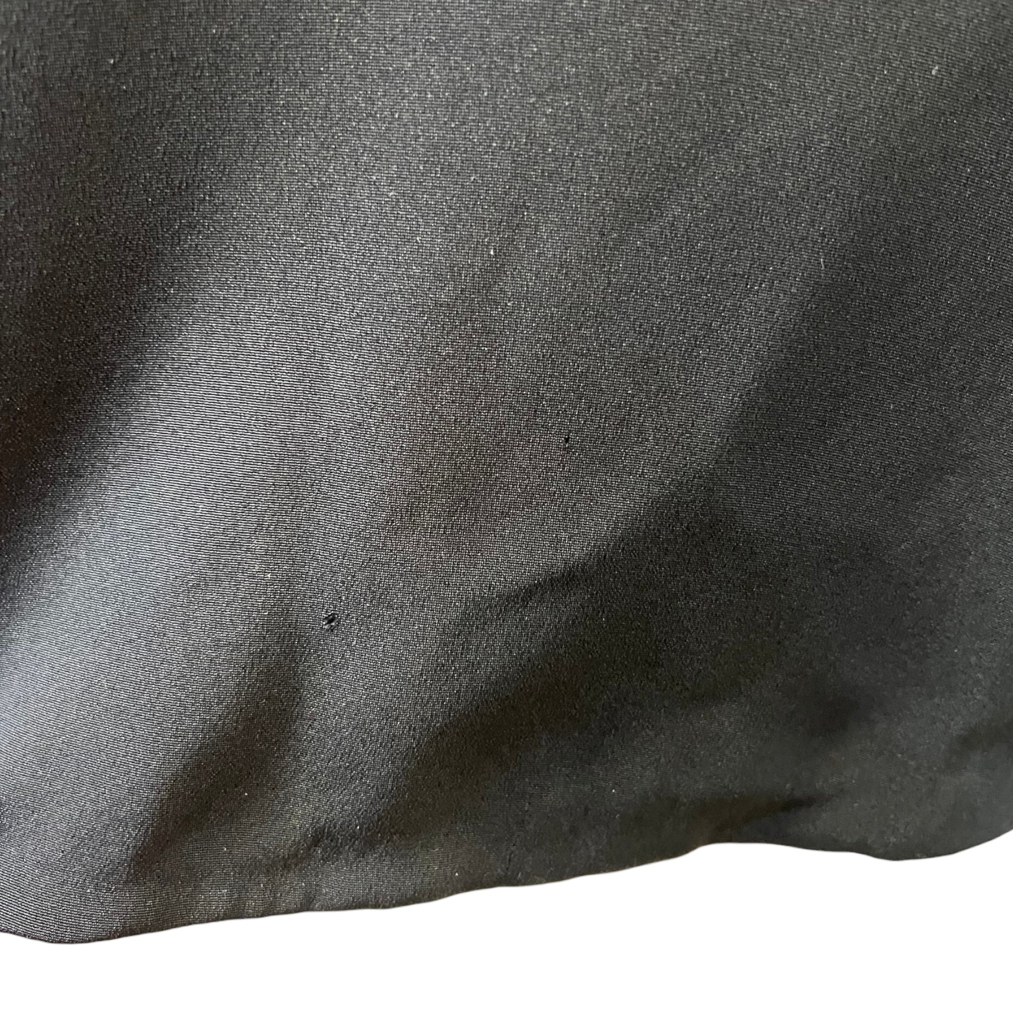 Geoffrey Beene Late 1970's Black Jersey Halter Neck Evening Gown, hole