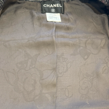 Chanel F/W 2011 Metallic Grey, Violet, Burgundy Wool Boucle Knit Coat