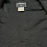 Chanel S/S 2007 Black Wool Double-Breasted Military Style Jacket, lining