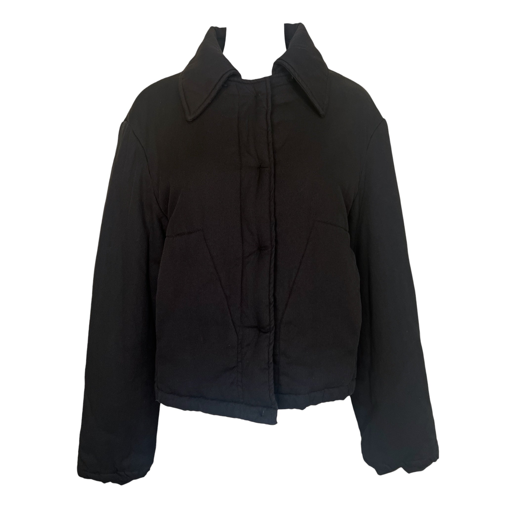 Margiela MM6 Black Quilted Cotton Jacket
