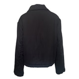 Margiela MM6 Black Quilted Cotton Jacket, back