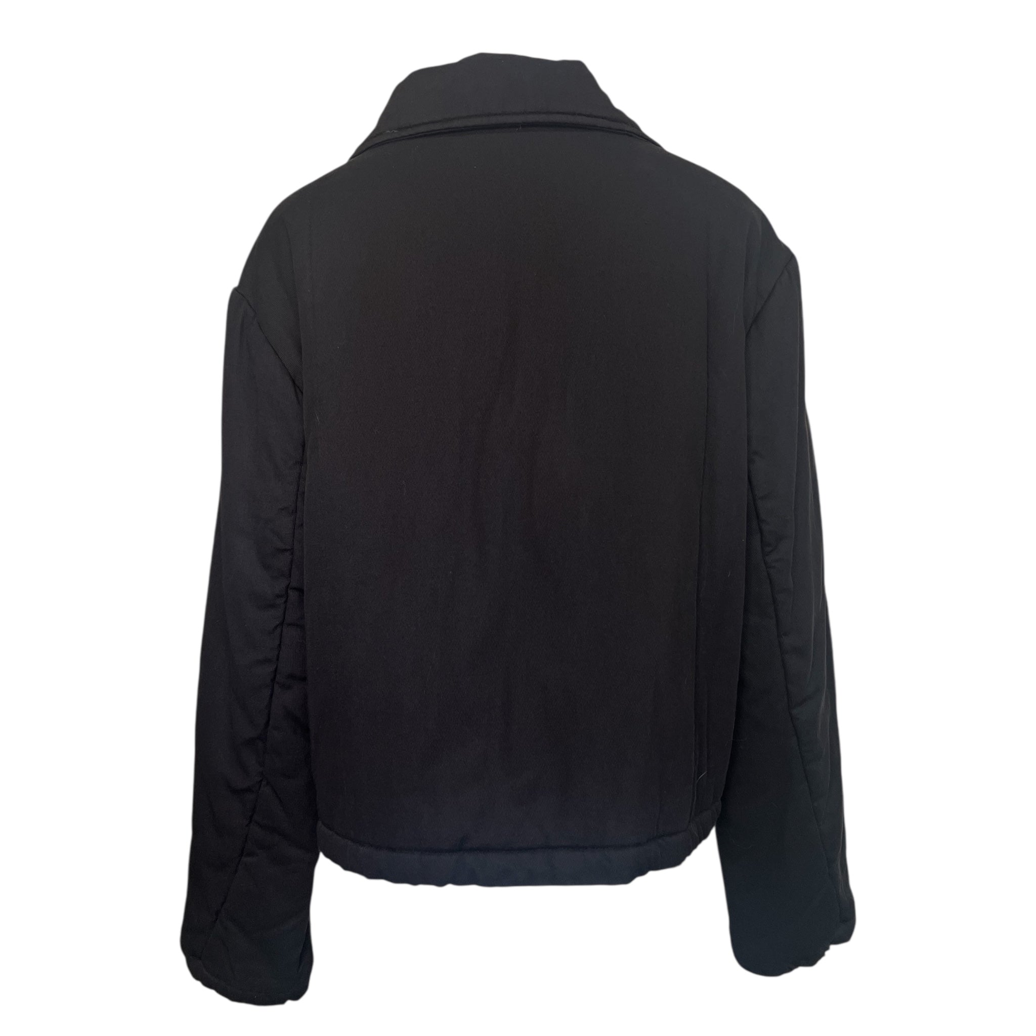 Margiela MM6 Black Quilted Cotton Jacket, back