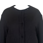 Margiela MM6 Black Quilted Cotton Jacket, no collar top