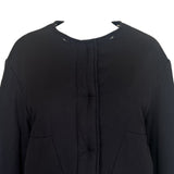 Margiela MM6 Black Quilted Cotton Jacket, no collar top