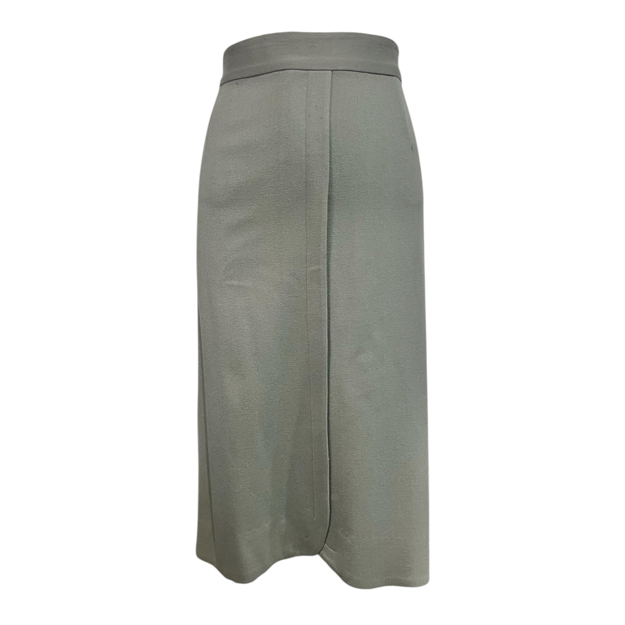 Lilli Ann Late 1940's Slate Grey Wool Skirt Suit, skirt