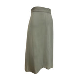 Lilli Ann Late 1940's Slate Grey Wool Skirt Suit, skirt side