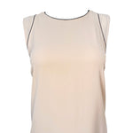 Brunello Cucinelli Pale Pink Dress Tiered Silk Crepe Dress, top