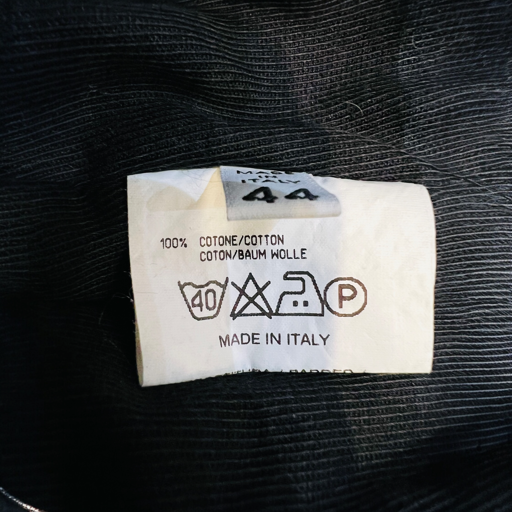 Margiela MM6 Black Quilted Cotton Jacket, label 2