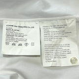 Comme Des Garcons Homme 2002 White Cotton Lace Up Pirate Blouse, tag