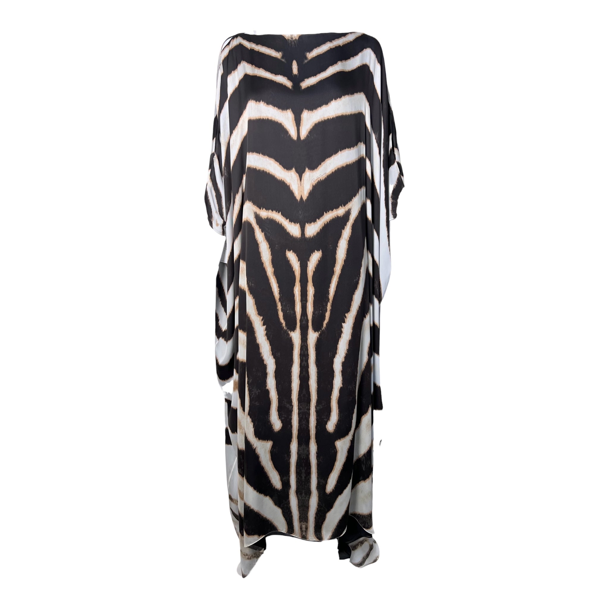 Roberto Cavalli S/S 2007 Animal Print Silk Kaftan