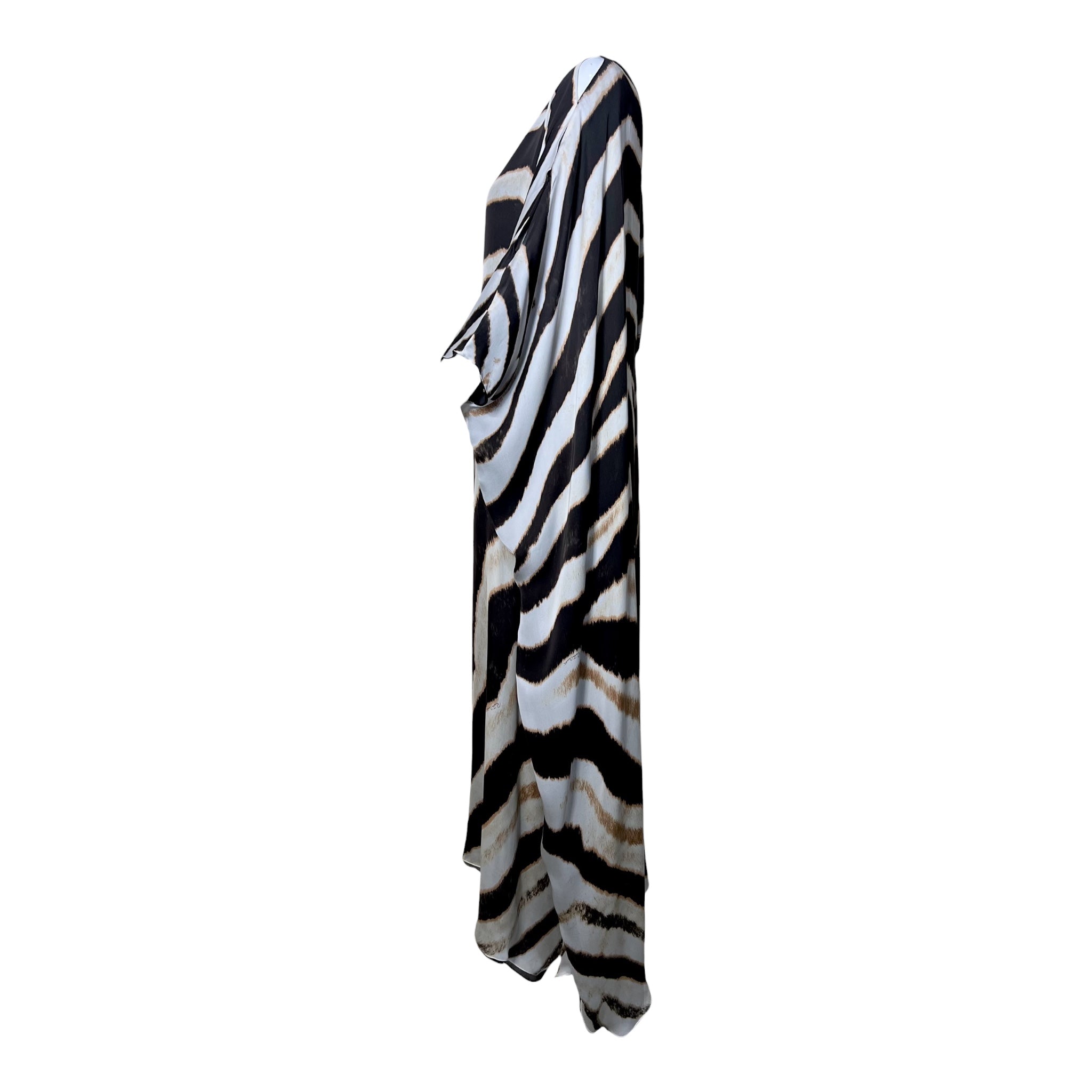 Roberto Cavalli S/S 2007 Animal Print Silk Kaftan, side 3