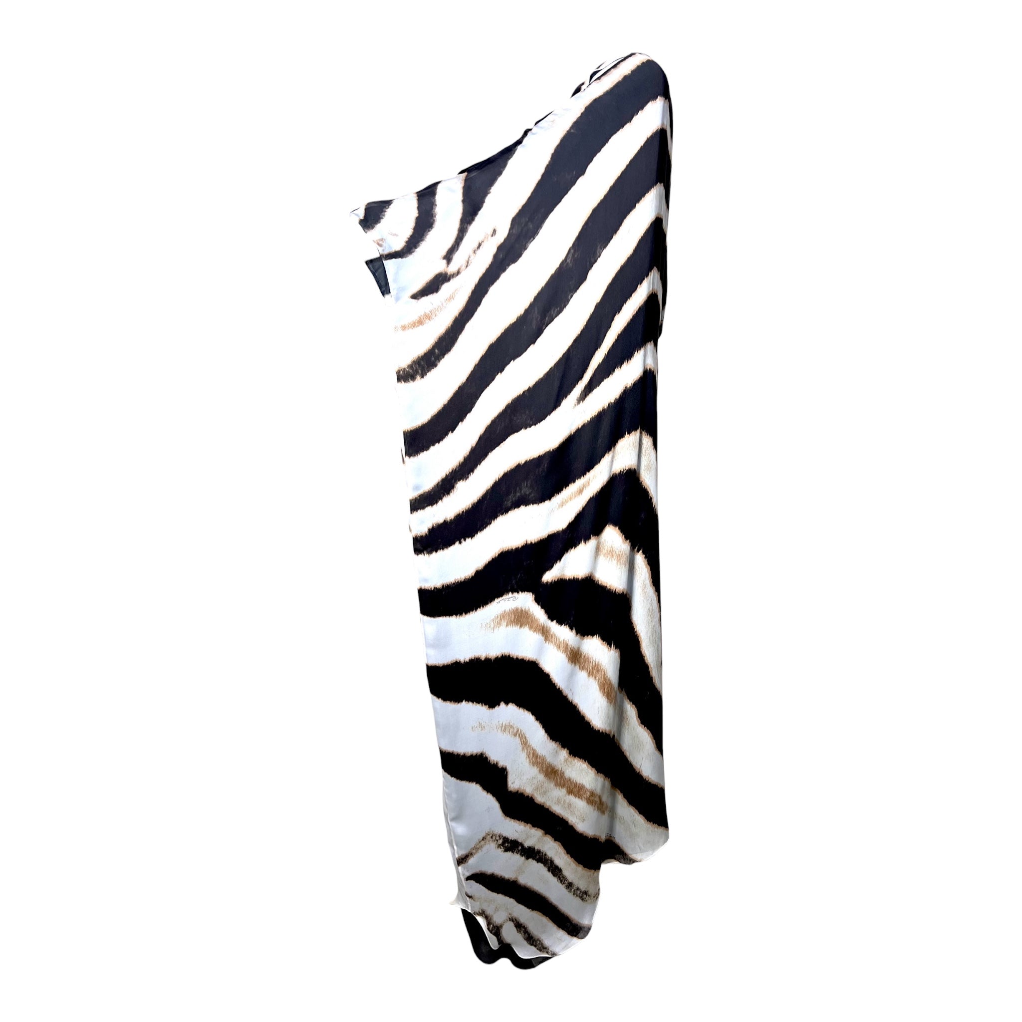 Roberto Cavalli S/S 2007 Animal Print Silk Kaftan, sde 2