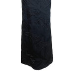 Ruben Panis 1980's Black Beaded Terno Puff Sleeve Gown, skirt