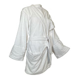Alaïa S/S 1984 Reissue White Terrycloth Coat or Robe, side