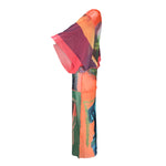 Jean Paul Gaultier Maille S/S 1999 Venus de Milo Trompe L'oeil Print Mesh Dress. , side