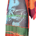 Jean Paul Gaultier Maille S/S 1999 Venus de Milo Trompe L'oeil Print Mesh Dress. , close up