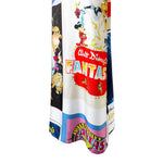 Stella McCartney 2022 Disney's Fantasia Printed Silk Maxi Dress, hem