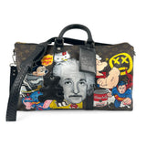 Louis Vuitton x Phillip Karto 2020s Pop Art Painted Monogram Keepall 45
