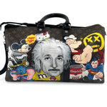 Louis Vuitton x Phillip Karto 2020s Pop Art Painted Monogram Keepall 45, front