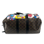 Louis Vuitton x Phillip Karto 2020s Pop Art Painted Monogram Keepall 45, bottom
