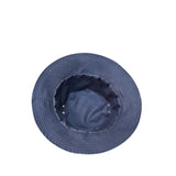 Dior 2000's Monogram Print Reversible Blue and Grey Bucket Hat