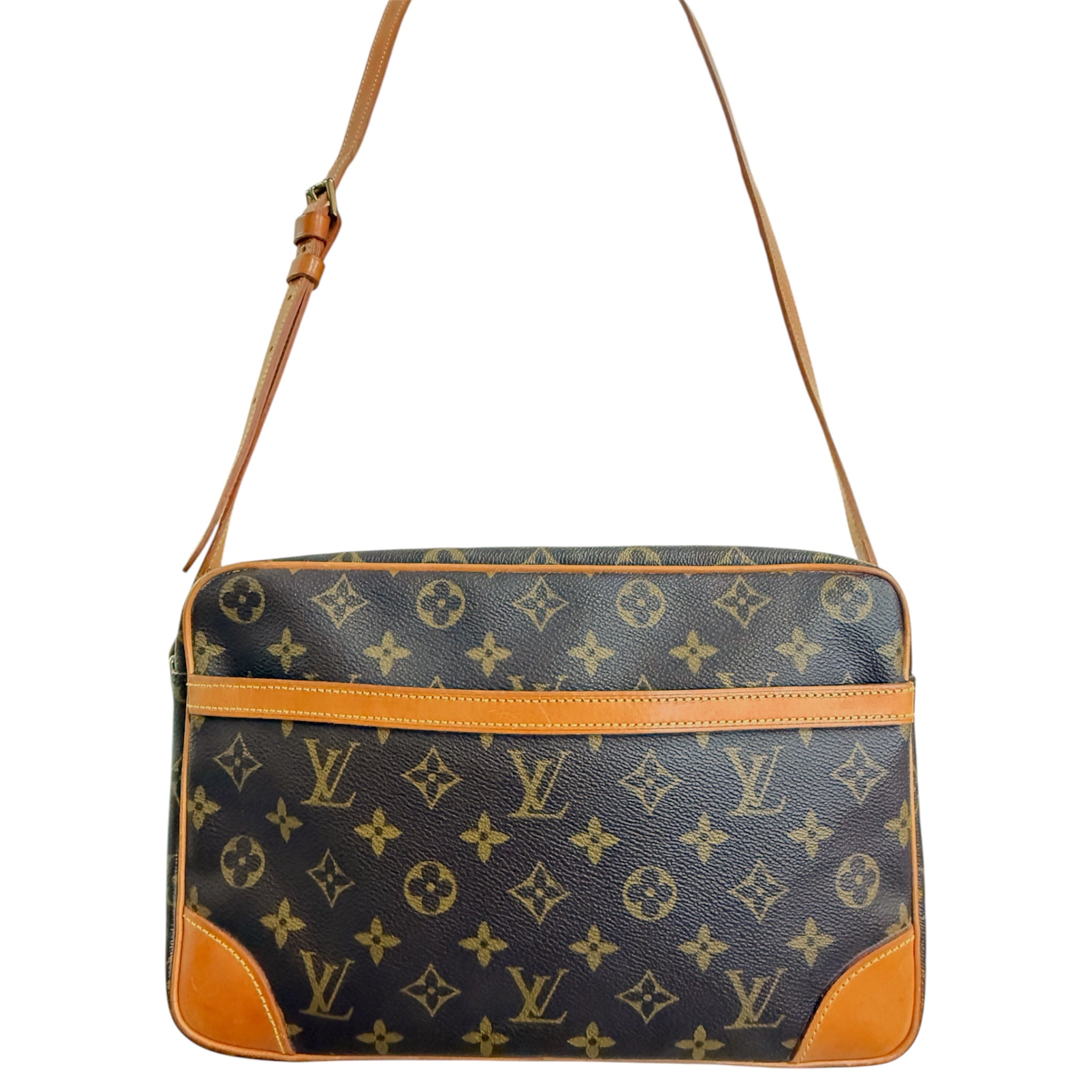 Louis Vuitton 1980's Monogram Trocadéro 30 Crossbody Bag
