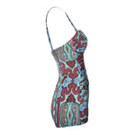 1950's Paisley Pin-Up One Piece Swimsuit, side