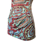 1950's Paisley Pin-Up One Piece Swimsuit, bottom
