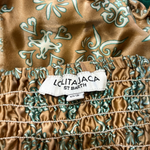  Lolita Jaca 2020s Bohemian Silk Tiered Maxi Skirt, label