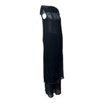 Joan Vass 1990s Unique Chiffon Dress Pant Ensemble, slight side
