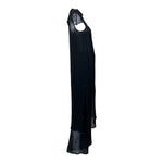 Joan Vass 1990s Unique Chiffon Dress Pant Ensemble, side
