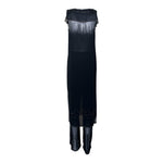 Joan Vass 1990s Unique Chiffon Dress Pant Ensemble